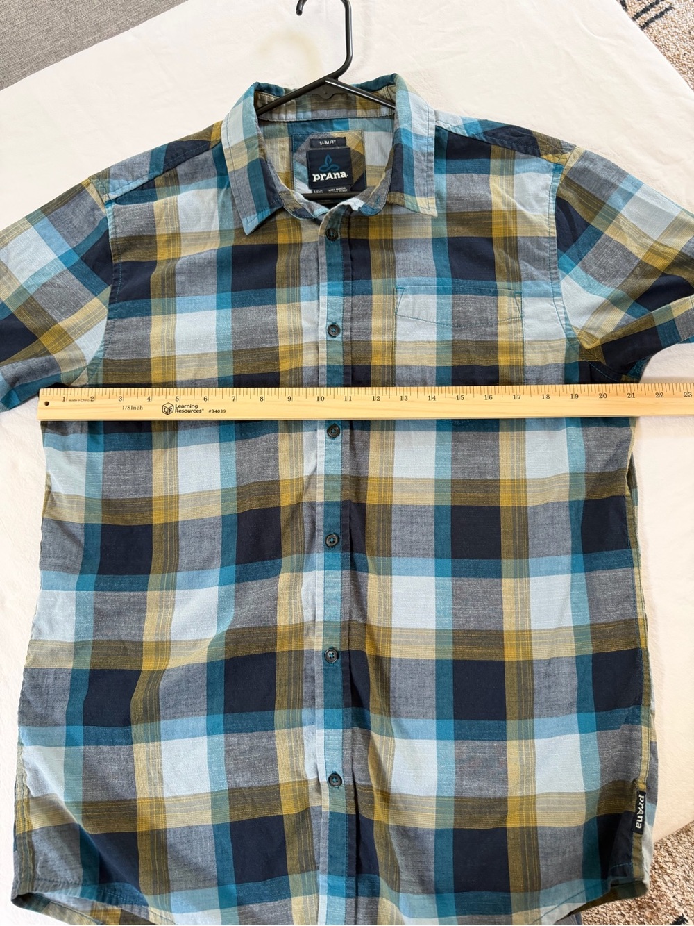 Prana Men's Slim Fit Botton Down - Size Large - Picture 4 of 6